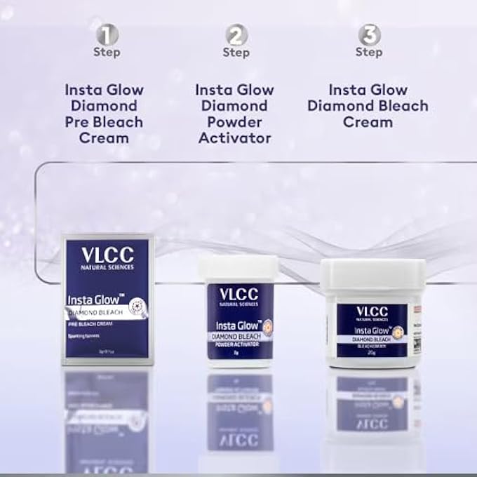 VLCC INSTA GLOW DIAMOND BLEACH, 60G, MULTI - Image 3